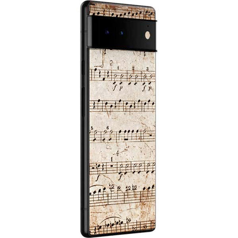 Antique Notes Google Pixel 6 Skin